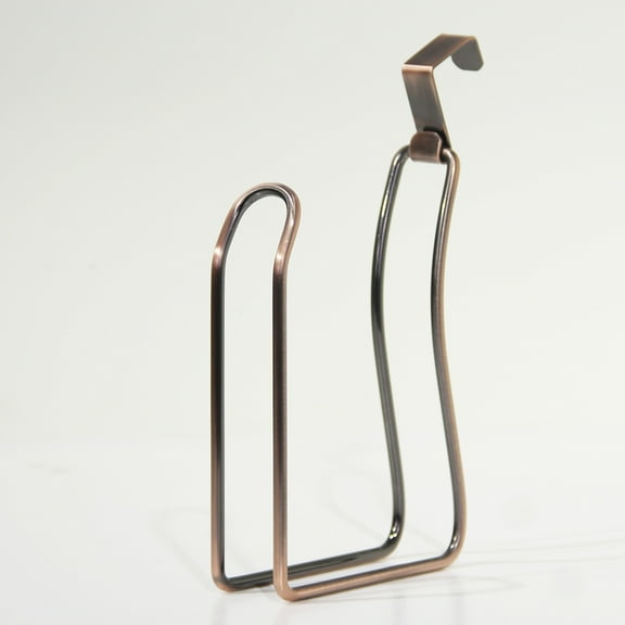 Stainless Steel Toilet Paper Holder  Over The Tank & Wall Mounted, Space-Saving Tissue Roll Holder (bronzed)