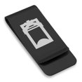 thumbnail image 1 of Stainless Steel Toki (Adze) Maori Symbol Classic Slim Money Clip Credit Card Holder, 1 of 2