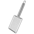 thumbnail image 1 of Stainless Steel Tomato Slicer,Multipurpose Kitchen Gadget With Ergonomic Handle, Effortless Uniform Slicing For Tomatoes Sausages Cheese Soft Foods,Easy To Clean,Handheld Cutter,3.14''X9.25''(Silver), 1 of 7