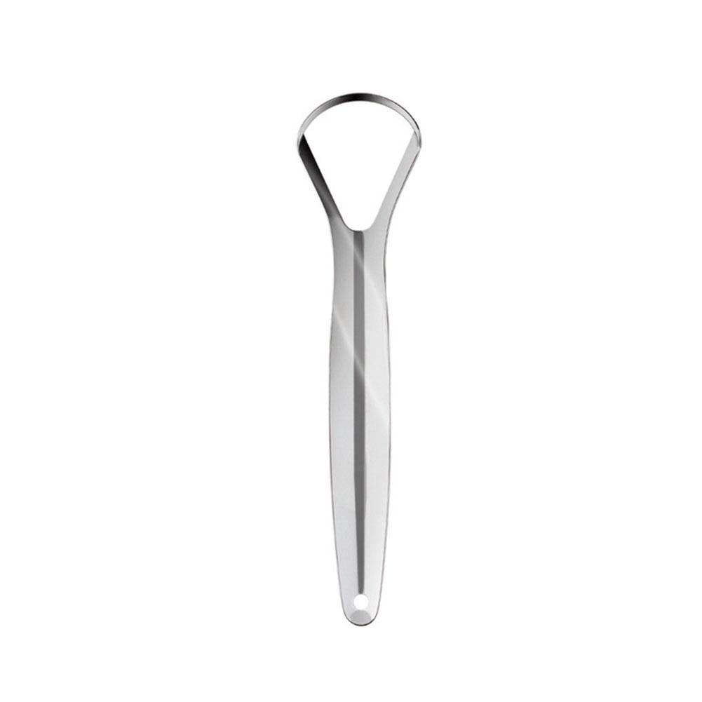Stainless Steel Tongue Scraper Metal Tongue Cleaner Dental M3T4INV Care; Hot S8 C1A0