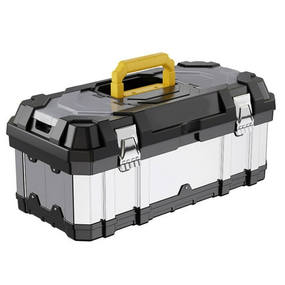 Industrial Tool Bag Suitcase Stainless Steel Tool Box Large capacity Toolbox Portable Electrician Hardware Storage Box