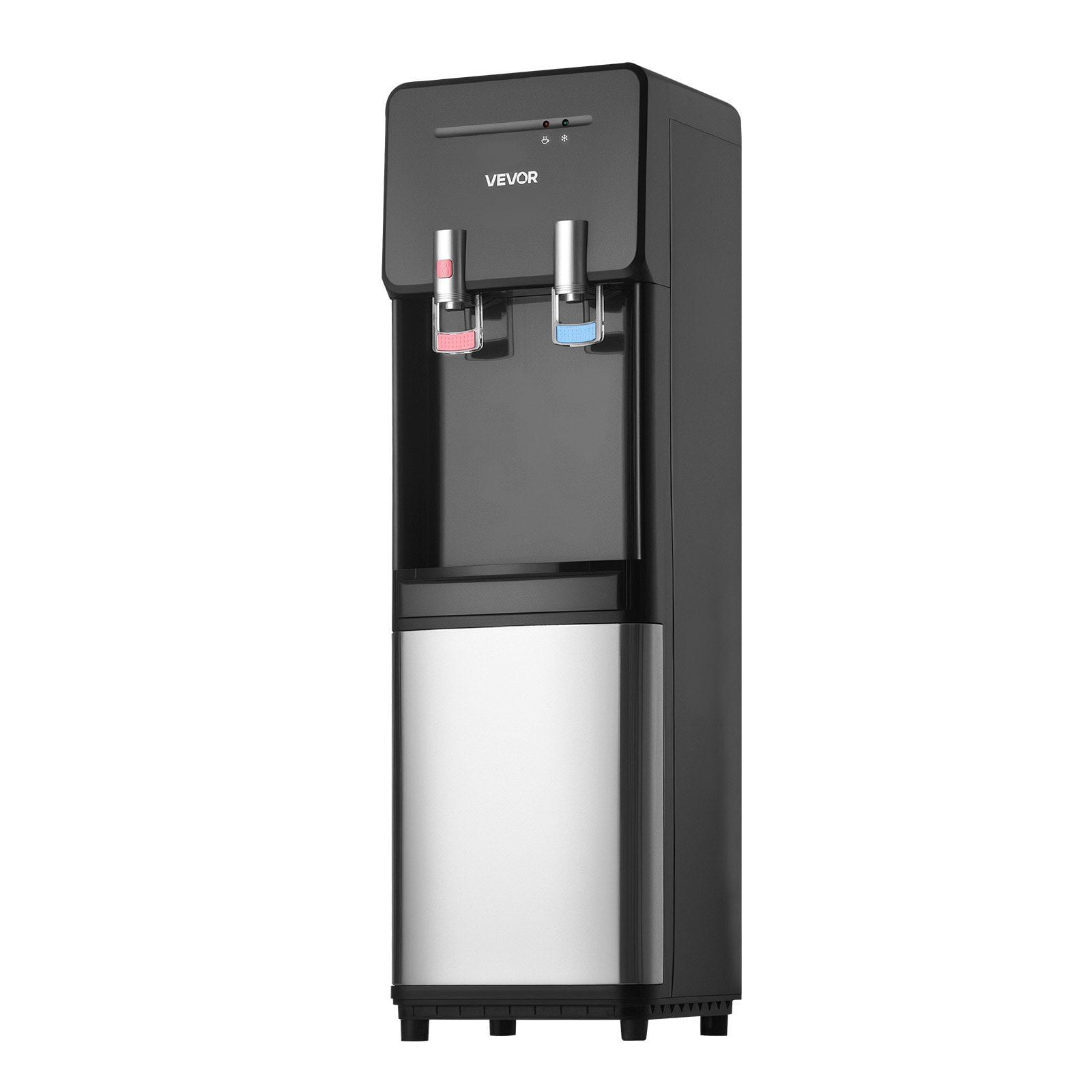 Top Loading Water Cooler Dispenser for 3 or 5 Gallons Jugs Stainless Steel