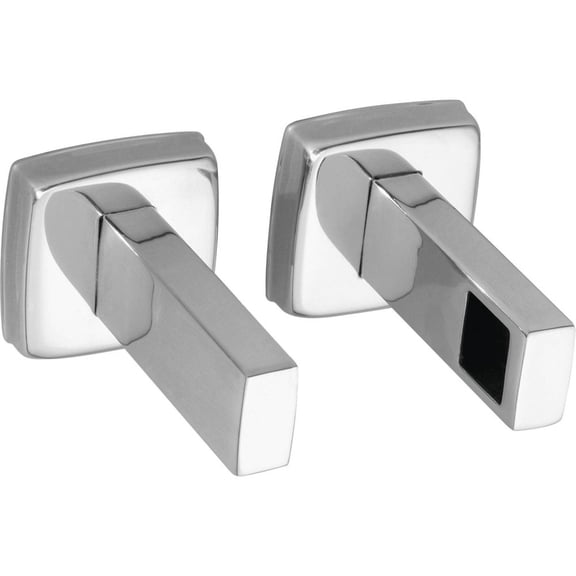Stainless Steel Towel Bar Mounting Post, Towel Bar, Metal, Chrome, Modern / Contemporary