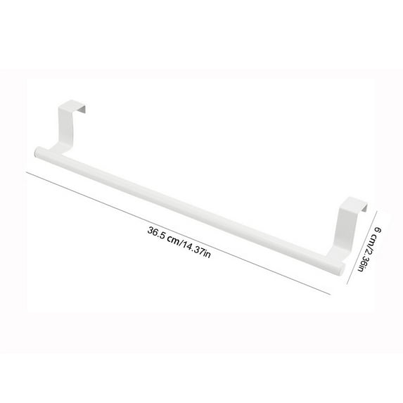 Stainless Steel Towel Rack, Cabinet Door Towel Bar, Magnetic Suction Hanging Space Saving Towel Holder, Adjustable Length Durable Rust Resistant Bathroom Kitchen Organizer