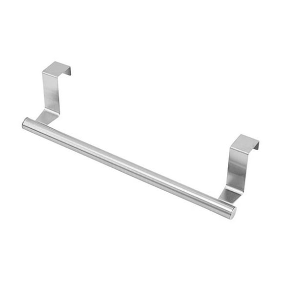 Stainless Steel Towel Rack | Magnetic Cabinet Towel Bar | Rag Hanger for Kitchen Bathroom | Perforated Hanging Towel Holder | No Drill Door Towel Rack | Space Saving Towel Rod for Cabinet Door