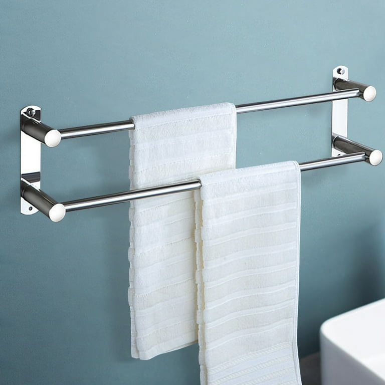 Stainless Steel Bathroom Shelf & Towel Rail