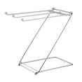 thumbnail image 1 of Stainless Steel Towel Shelf Z Shaped and Three Pole Stable Durable Folding Suitable for Multiple Places, 1 of 4