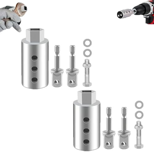 Stainless Steel Trailer Jack Electric Drill Adapter, Heavy Duty Socket Bit for 1 In Jack Drive Shaft, Universal Fit for Top Wind Jacks
