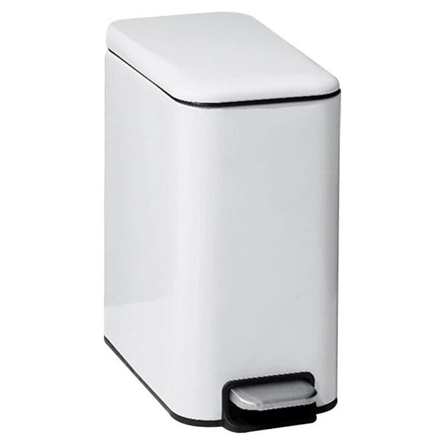 Stainless Steel Trash Can Foot Pedal Rubbish Bin Household Trash Bucket