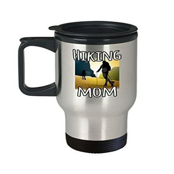 Stainless Steel Travel Mug 14 oz - Perfect Camping Gift for Moms & Hikers