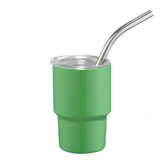 Stainless Steel Travel Mug Portable Car Cup With Lid And Straw Small Water Bottle Coffee Cup Drinkware