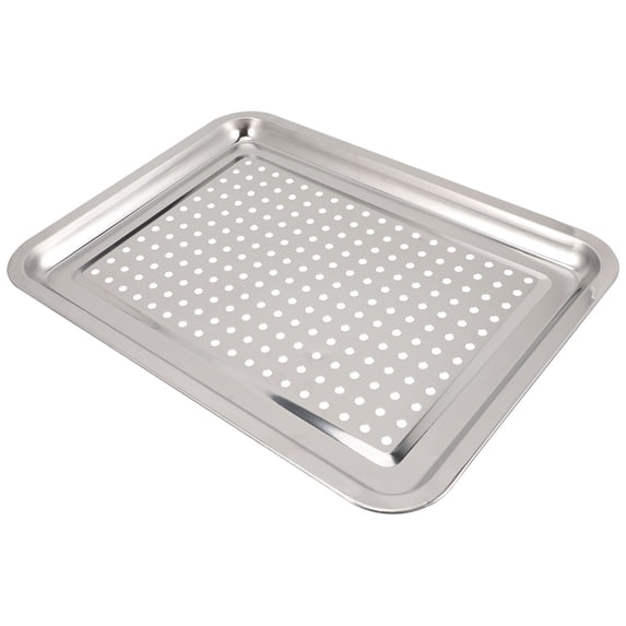 Stainless Steel Trays Outdoor Barbecue Grill Meat Cookware Baking Pans Round Grate Portable Bbq Plate