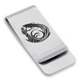thumbnail image 1 of Stainless Steel Tribal Aquarius Zodiac (Water Bearer) Classic Slim Money Clip Credit Card Holder, 1 of 2