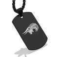thumbnail image 1 of Stainless Steel Tribal Taurus Zodiac (Bull) Dog Tag Pendant Necklace, 1 of 3