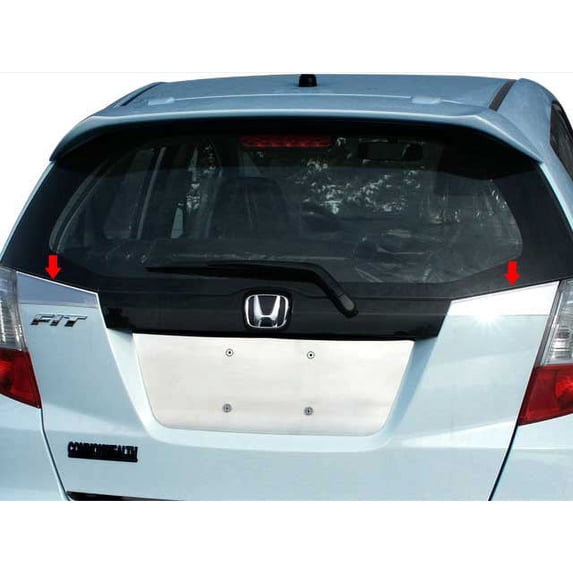Stainless Steel Trunk Accent Trim 2Pc Fits 2009-2013 Honda Fit TP29220 QAA