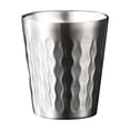 thumbnail image 1 of Stainless Steel Tumbler With Textured Wave Pattern Surface Reusable Drinking Cup For Home And Office Use, 1 of 5