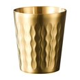 thumbnail image 1 of Stainless Steel Tumbler With Textured Wave Pattern Surface Reusable Drinking Cup For Home And Office Use, 1 of 5