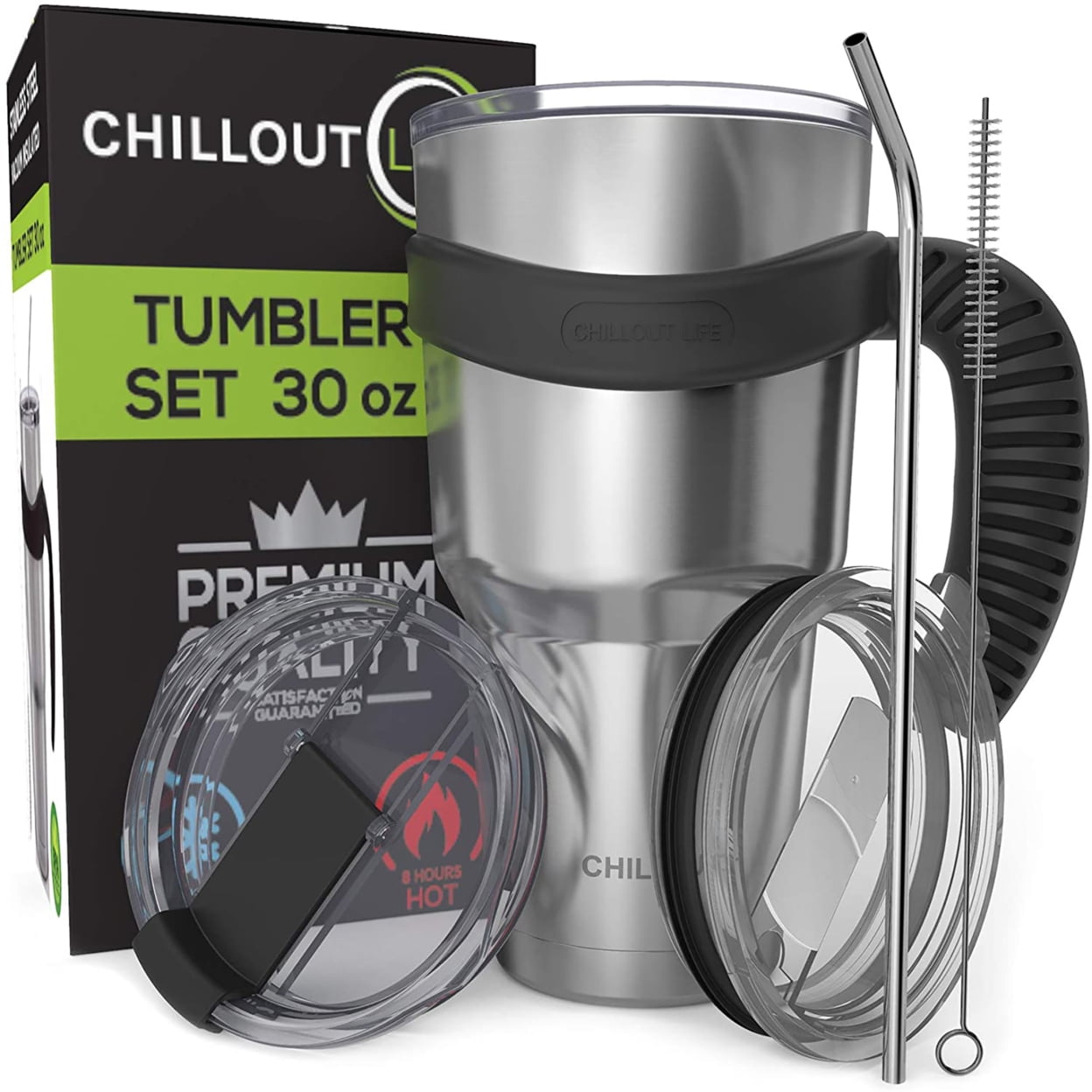 Stainless Steel Tumbler Cups, All-Day Heat/Chill