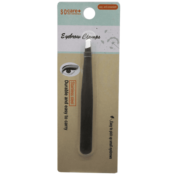 Stainless Steel Tweezers, Precision Fine Tip Design for Accurate Hair Removal, Grooming, Eyebrow Shaping, Durable, Rust Resistant, Easy Grip Tool for Beauty, Skincare, Personal Care Routines, Silver