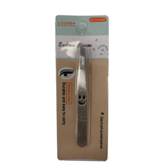 Stainless Steel Tweezers, Precision Fine Tip Design for Accurate Hair Removal, Grooming, Eyebrow Shaping, Durable, Rust Resistant, Easy Grip Tool for Beauty, Skincare, Personal Care Routines, Silver