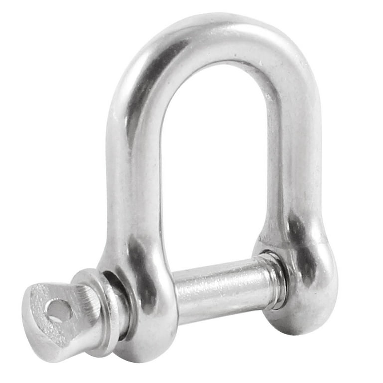 20Pcs Stainless Steel Screw D-Ring Anchor Shackle Clasps for Bracelets  Making