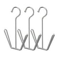 thumbnail image 1 of Stainless Steel U-Shaped Shoe Drying Rack – Windproof Hanging Hook for Outdoor/Indoor Shoe & Slipper Drying, Multipurpose Stackable Drying Rack 2pc/3pc, 1 of 7