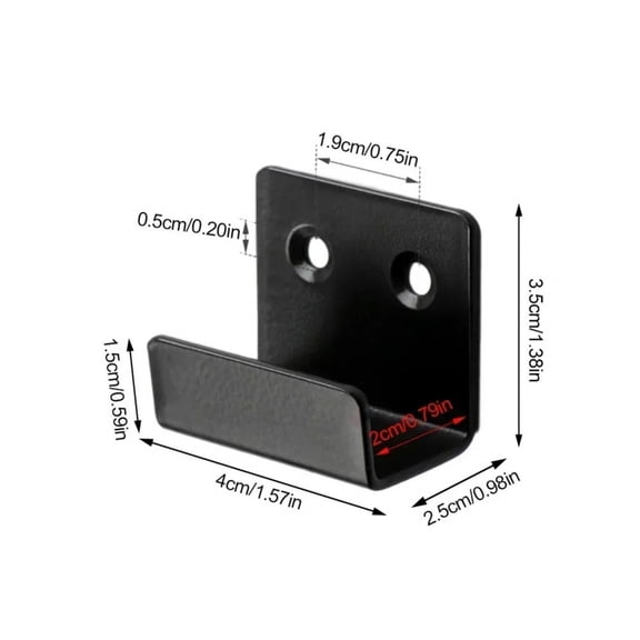 Stainless Steel U-shaped Corner Bracket Hanging Hook Door Ceramic Tile Display Holder Buckle Furniture Joint Fastener Hardware