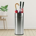 thumbnail image 1 of Stainless Steel Umbrella Storage Organizer Bucket Stand Holder Indoor Entryway, 1 of 8