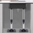 thumbnail image 1 of Stainless Steel Undermount Sink Brackets Adjustable Support Sink Legs 13.8-23.6", 1 of 8