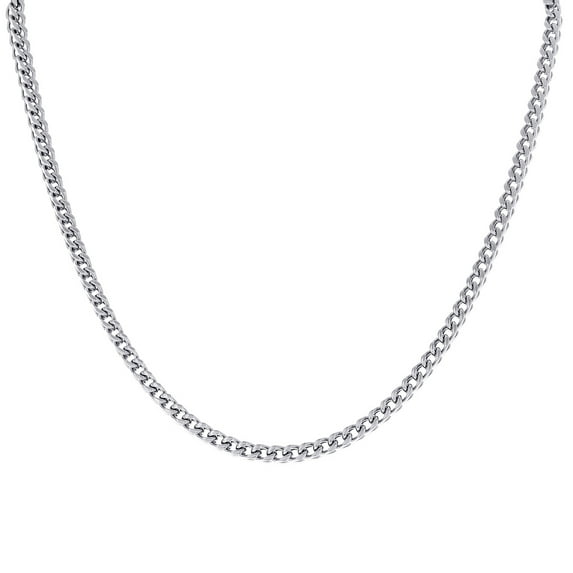 Stainless Steel Unisex 4mm 26 Inch Franco Fashion Chain Necklace Chain Necklace for Women and Men