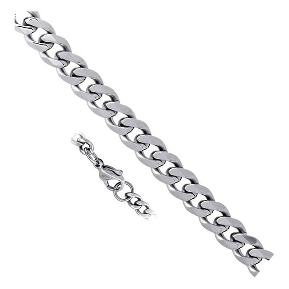 Stainless Steel Unisex 4mm 9 Inch Comfort Curb Fashion Link Bracelet Link Bracelet for Women