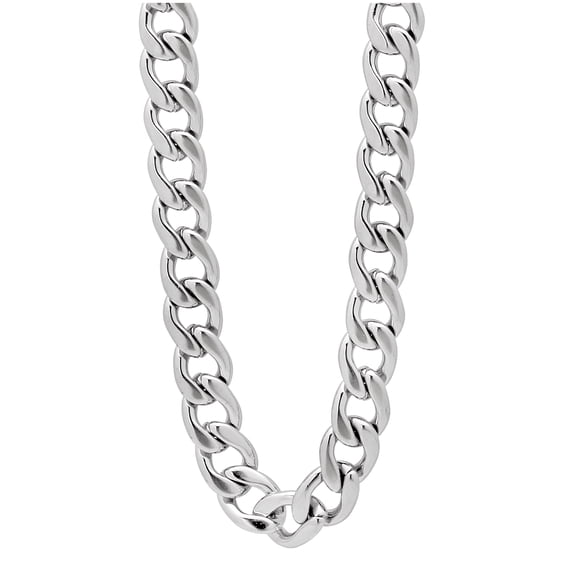 Stainless Steel Unisex 5mm 26 Inches Cuban Fashion Link Chain Necklace