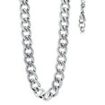 thumbnail image 1 of Stainless Steel Unisex 6mm 18 Inch Comfort Curb Fashion Link Chain Necklace Chain Necklace for Women and Men, 1 of 2