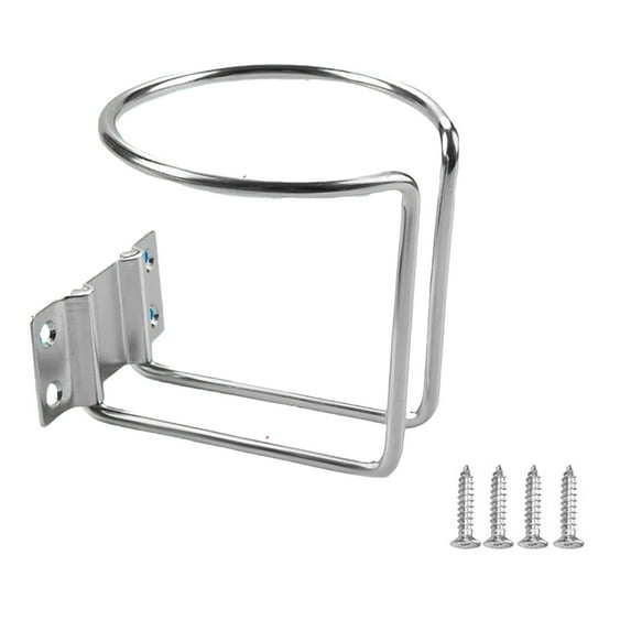 Stainless Steel Universal Drink Holder Cup Rack For Boat Car Marine RV Purpose Beverage Glass Storage Organizer With Screws