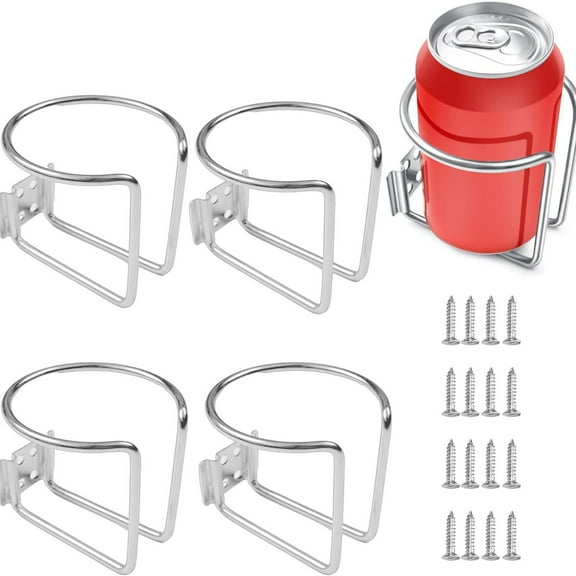 Stainless Steel Universal Drink Holder Cup Storage Organizer For Marine Boat Car And RV Vehicle Applications