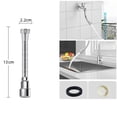 thumbnail image 1 of Stainless Steel Universal Kitchen Faucet Extender Nozzle Aerator Bendable, 1 of 9