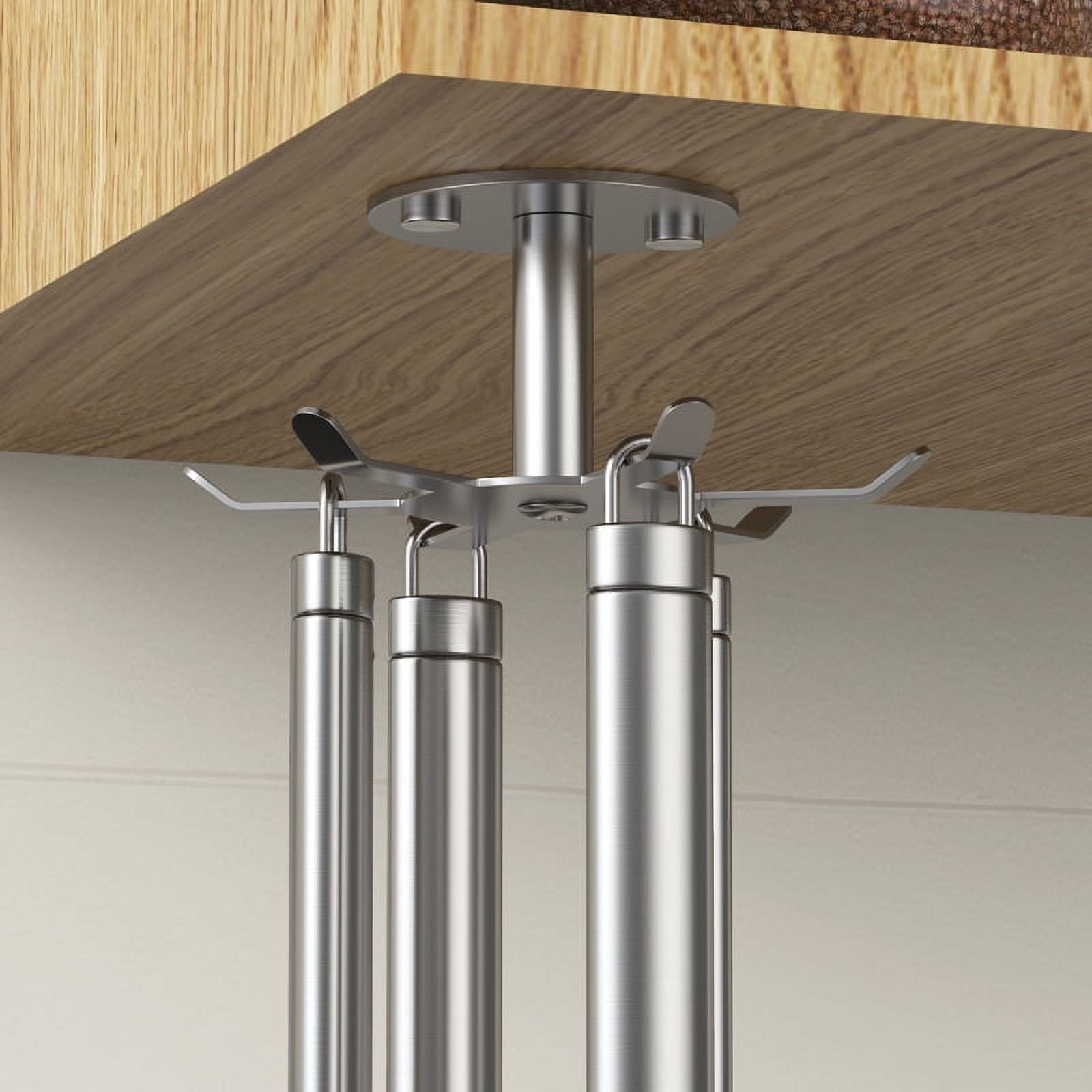 Stainless Steel Utensil Hook Rotating Kitchen Ware Hook Under