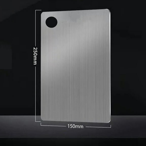 Stainless Steel Utility Cutting Board with Handles, Stainless Steel Cutting Board, Metal Cutting Board, Cutting Board, Stainless Steel Chopping Board, Titanium Cutting Board, 304 Stainless Steel