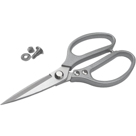 Stainless Steel Utility Scissors, Ergonomic Handle Multi-Purpose Shears ...