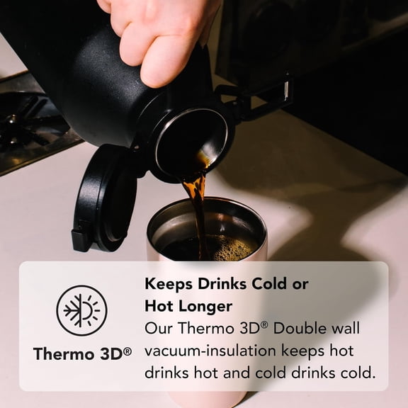 Stainless Steel Vacuum Insulated Beer Growler, Thermal Bottle for Fresh Cold Craft Brews