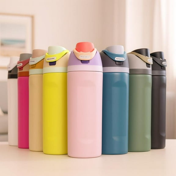 Stainless Steel Vacuum Insulated Cup with Lid, Leak-Proof, Dual-Layer Thermal Portable Water Bottle, Keeps Hot 12h Cold 24h, Ideal Gift