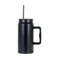 thumbnail image 1 of Stainless Steel Vacuum Insulated Travel Mug, Leak Proof Coffee Tumbler with Straw, Colorful Portable Commuter Cup for Hot and Cold Drinks On The Go, 1 of 6