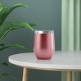 thumbnail image 1 of Stainless Steel Vacuum Insulated Tumbler 360ml Travel Coffee Mug with Lid for Hot or Cold Drinks, 1 of 7