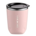 thumbnail image 1 of Stainless Steel Vacuum Insulated Tumbler,Stainless Steel Double Wall Vacuum Insulated Tumbler with Lid - Dishwasher Safe,Spill Proof Travel Coffee Iced Cup,Mug For Hot Cold Drink,300ML(Pink), 1 of 5