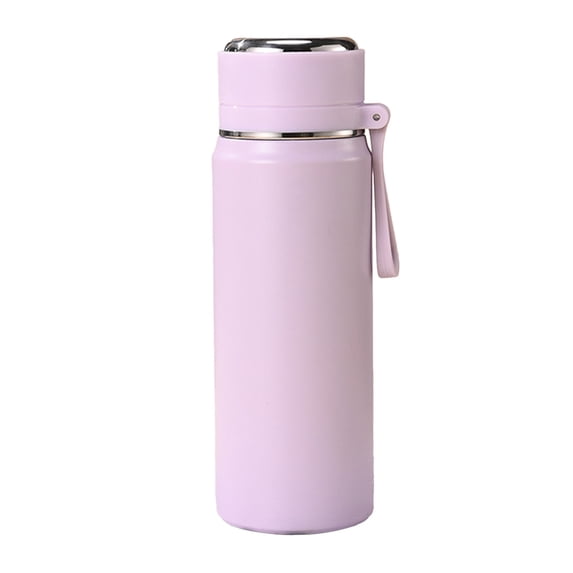 Stainless Steel Vacuum Insulated Water Bottle – 316 Food-Grade Inner, Leak-Proof, One-Button Open, Double Cover, Multi-Function for Hot & Cold Beverages