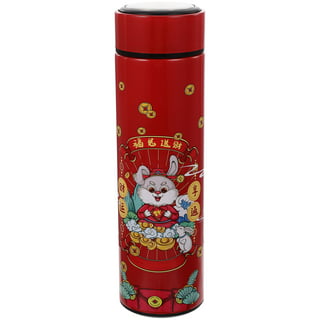 Stainless Steel Thermos. Cartoon Bunny Rabbit Animal Image Water Drink  Container