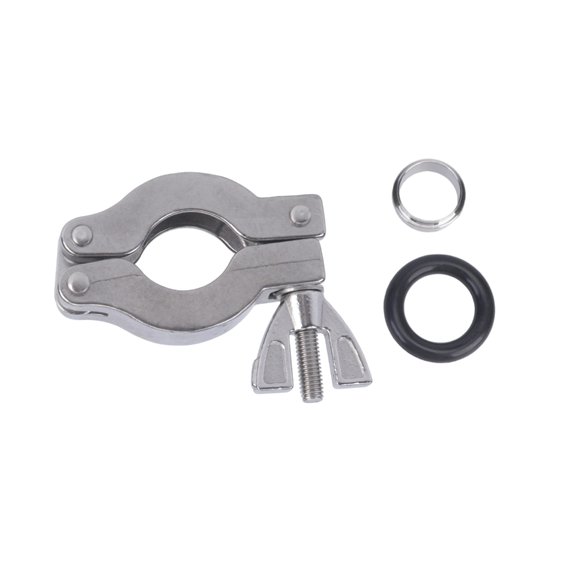 Stainless Steel Vacuum Joint Band with Centering Insert for Service