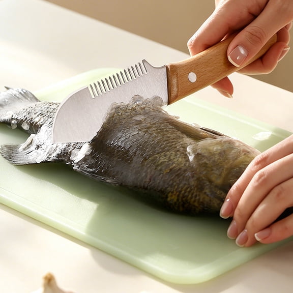 Stainless Steel Vegetable Chopper And Scraper, Multi-Functional Kitchen Slicer for Potatoes, Carrots, Cucumbers, 8.46x1.57 Inch, Durable Silver Blade for Household Prep