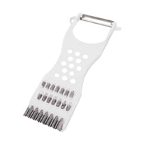 Stainless Steel Vegetable Peeler - Double Blade, Ergonomic, Multifunctional - Tool for Peeling, Julienning & Grating