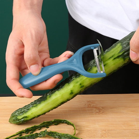 Stainless Steel Vegetable Peeler and Fruit Peeler - Kitchen Multifunctional Grater Scraper for Potato Carrot Fruit - Ergonomic Handle Compact Kitchen Tool for Home Cooking and Outdoor Prep